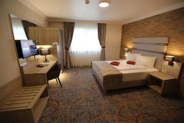 Фото номера Двухместный номер с 1 кроватью Отель Hotel Baril г. Хацег 2