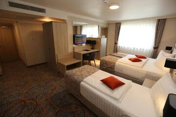 Фото номера Трехместный номер Отель Hotel Baril г. Хацег 4